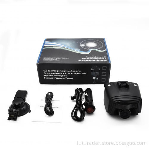 User manual fhd 1080P gps radar detector dash cam with night version car camera dvr video recorder
